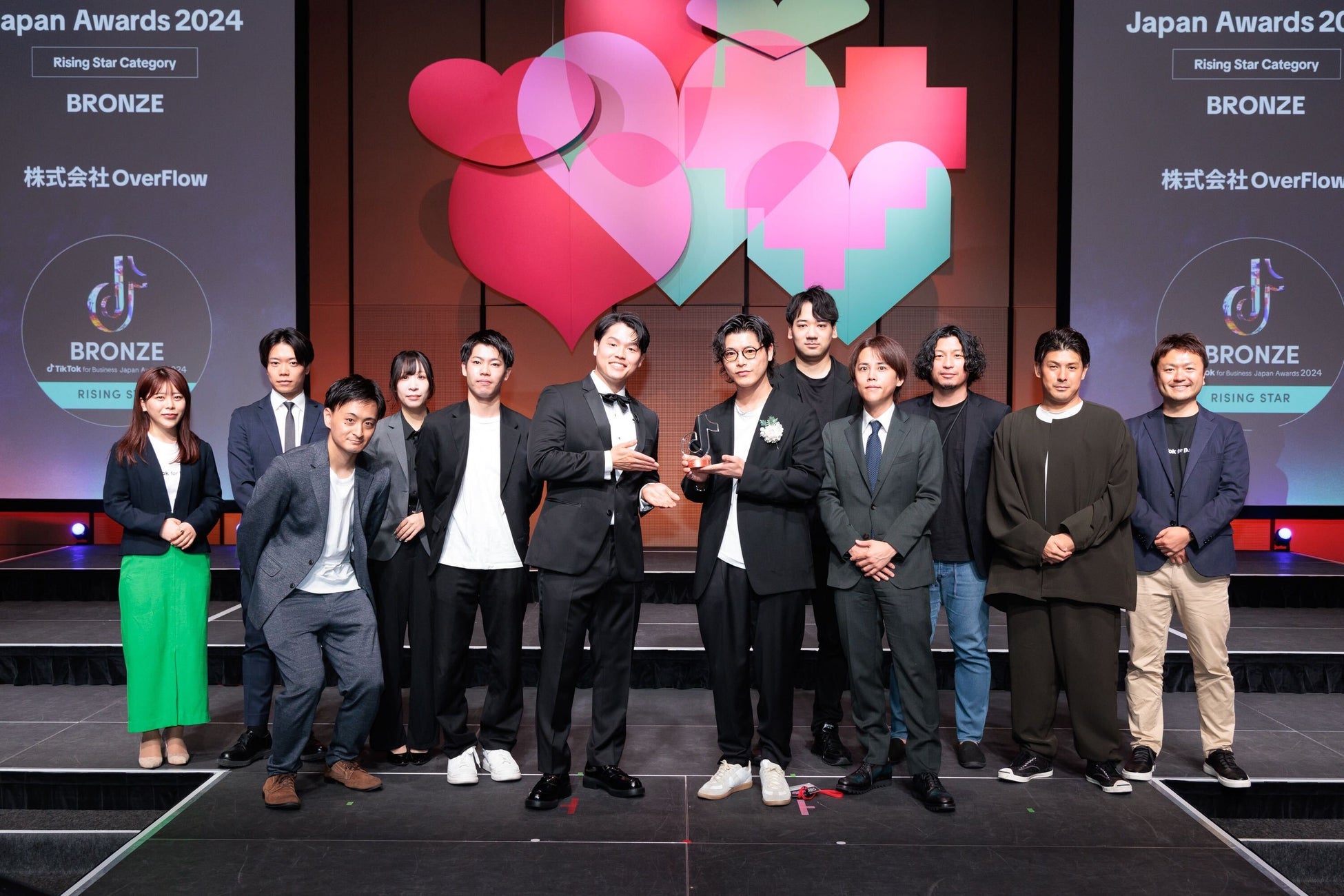 toridoriグループのOverFlowが、TikTok for Business Japan Awards 2024にて「Rising Star Category」Bronze Awardを受賞！